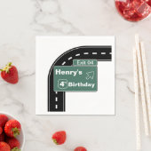 Interstate Birthday Napkins Serviette (Beispiel)