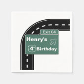 Interstate Birthday Napkins Serviette (Vorderseite)