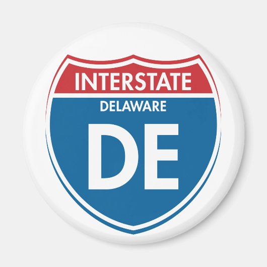 Interstate Delaware DE Magnet (Vorne)
