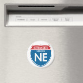Interstate Nebraska NE Magnet (In Situ (Geschirrspüler))