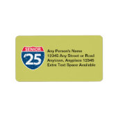 Interstate Senior '25 Labels Adressaufkleber (Vorne)