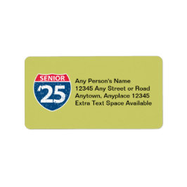 Interstate Senior '25 Labels Adressaufkleber