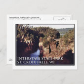 Interstate Staat Park Postkarte (Vorne/Hinten)