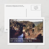 Interstate State Park Postkarte (Vorne/Hinten)