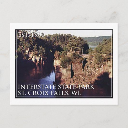 Interstate State Park Postkarte (Vorderseite)