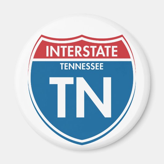 Interstate Tennessee TN Magnet (Vorne)