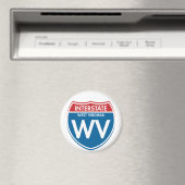 Interstate West Virginia WV Magnet (In Situ (Geschirrspüler))