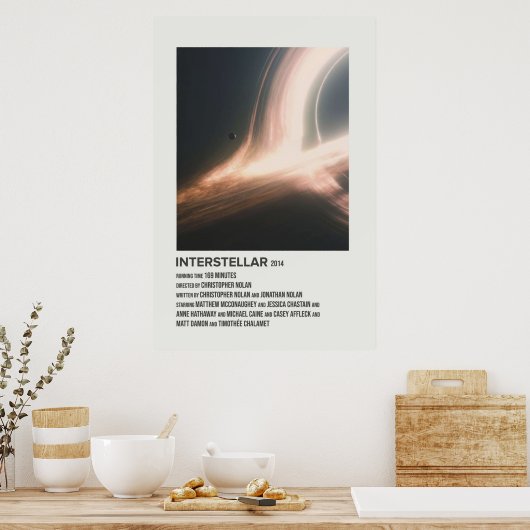 interstellar 2014 poster (Küche)