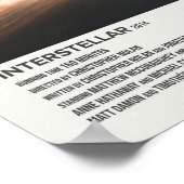 interstellar 2014 poster (Ecke)