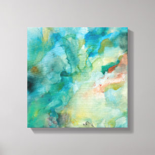 Interstellar Aquamariner blauer Himmel Leinwanddruck