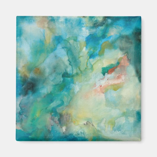 Interstellar | Aquamariner blauer Himmel Magnet (Vorne)