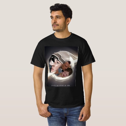 " Interstellar-Film " T-Shirt (Vorne ganz)