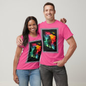 Interstellar Odyssey Vibrant Astronaut Exploration T-Shirt (Unisex)