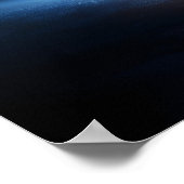 Interstellar Planet Collision and Cosmic Light Poster (Ecke)