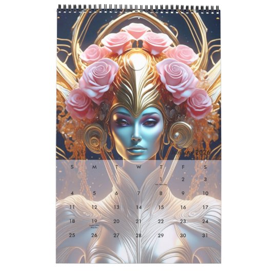 Interstellar Queens by Ivy und Bat Art Kalender (Jan 2026)