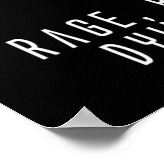 Interstellar Quot; Rage gegen das Sterben der li Poster (Ecke)