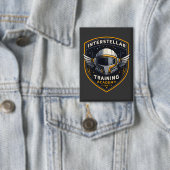 Interstellar Training Academy Sci-Fi-Emblem-Button Button (Insitu)