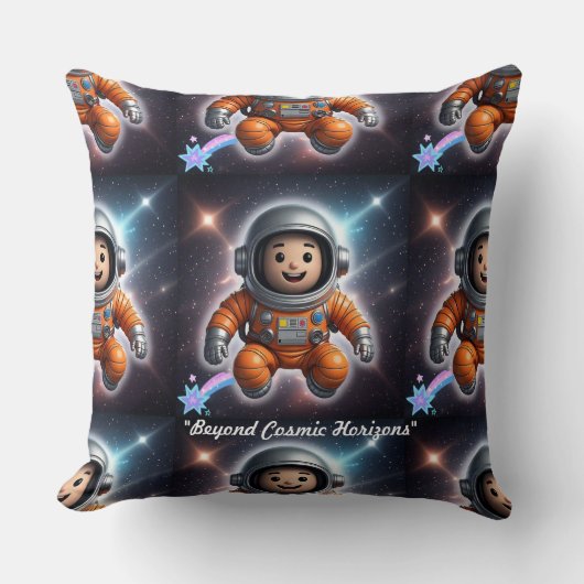 "Interstellar Travel" Kissen (Vorderseite)