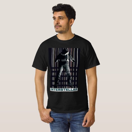 Interstellare dunkel T-Shirt (Vorne ganz)
