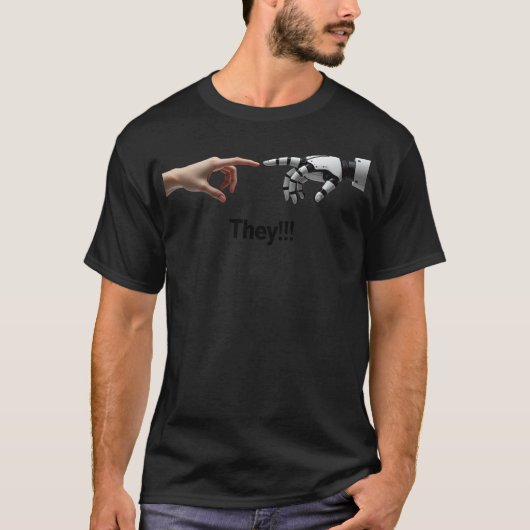 interstellare Filmhandshake Space T-Shirt (Vorderseite)