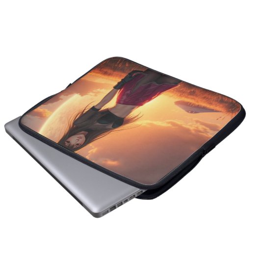 Interstellare Reisen, Stil und Schönheit Laptopschutzhülle (Vorne Knopf)