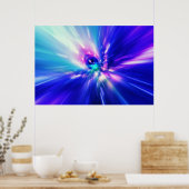 Interstellare Zeitreise und Hypersprung im Raum F Poster (Küche)