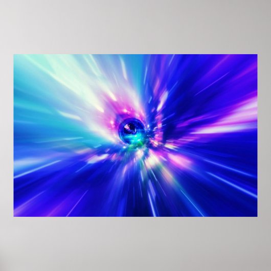 Interstellare Zeitreise und Hypersprung im Raum F Poster (Vorne)