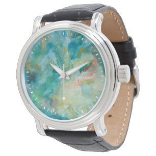 Interstellarer   aquamariner blauer Himmel Armbanduhr