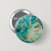 Interstellarer | aquamariner blauer Himmel Button (Vorne & Hinten)