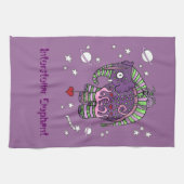 Interstellares Elefant-Tee-Tuch Handtuch (Horizontal)