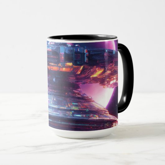 Interstellarraumschiff Tasse (VorderseiteRechts)