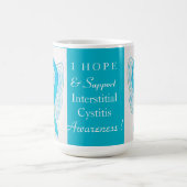 Interstitielle Cystitis Awareness Ribbon Angel Tas Kaffeetasse (Mittel)