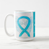 Interstitielle Cystitis Awareness Ribbon Angel Tas Kaffeetasse (Links)
