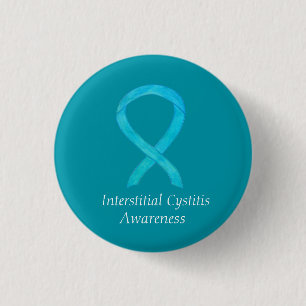 Interstitielle Cystitis Awareness Ribbon Custom Bu Button