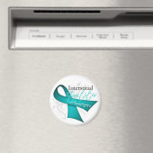 Interstitielle Cystitis Awareness Ribbon Magnet (In Situ (Geschirrspüler))