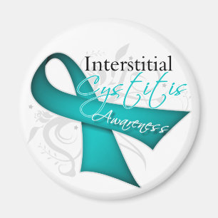 Interstitielle Cystitis Awareness Ribbon Magnet