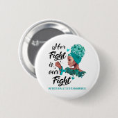 Interstitielle Cystitis Bewusstsein Ihr Kampf ist Button (Vorne & Hinten)
