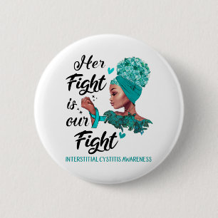 Interstitielle Cystitis Bewusstsein Ihr Kampf ist  Button