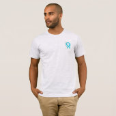 Interstitielle Cystitis (IC) Awareness Ribbon Shir T-Shirt (Vorne ganz)