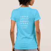 Interstitielle Cystitis (IC) Awareness Ribbon Shir T-Shirt (Rückseite)