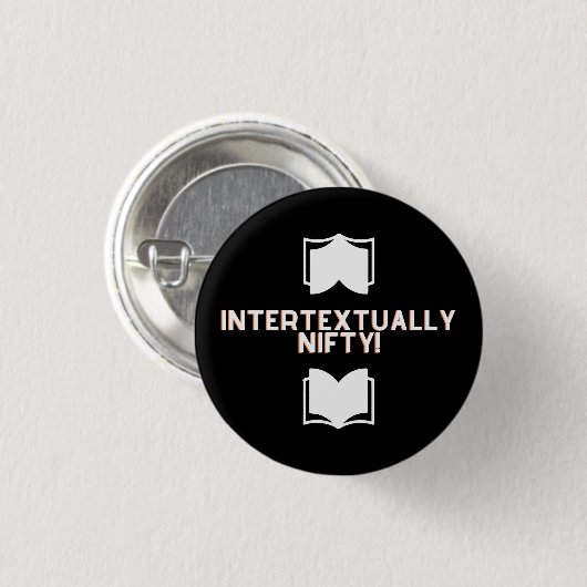 Intertextuell Nifty Button (Vorne & Hinten)