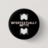 Intertextuell Nifty Button (Vorderseite)