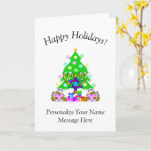 Intertrust Happy Holidays Karte (Gelbe Blume)