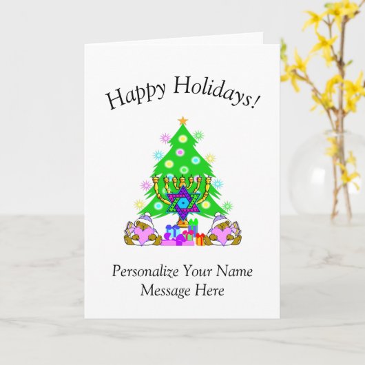 Intertrust Happy Holidays Karte (Gelbe Blume)