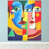 Intertwined Identities Leinwanddruck (Insitu (Holzboden))