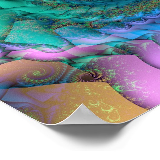 Intertwining (12" x 12") Art Print Poster (Ecke)