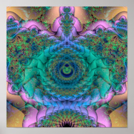 Intertwining (12" x 12") Art Print Poster