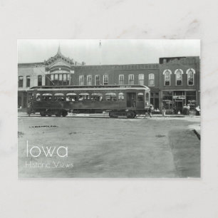 Interurban Car in Ames, Iowa Postkarte