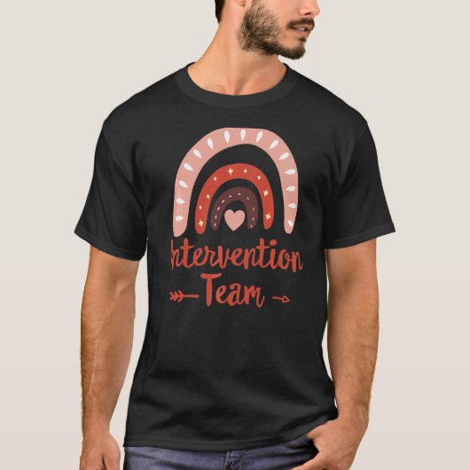 Intervention Squad Tribe Rti Team Response Lehrer T-Shirt (Vorderseite)