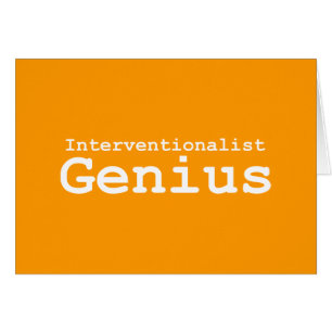 Interventionalist Genie-Geschenke